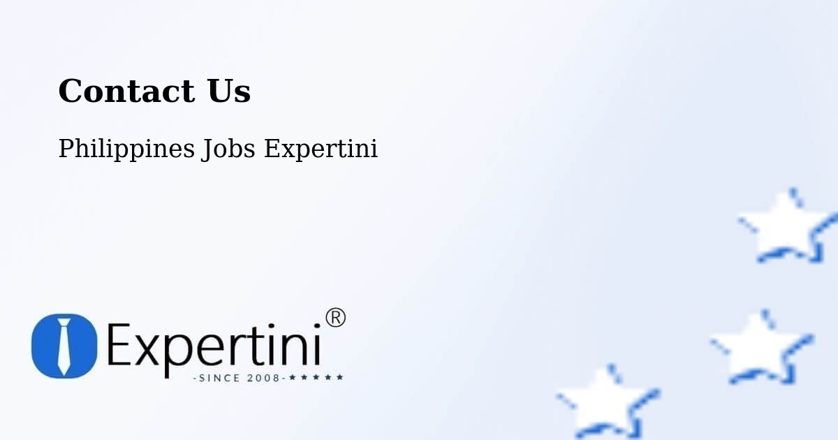 Contact Expertini – Gammad - Philippines Jobs Expertini